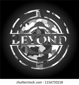 Beyond on grey camo texture