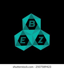 BEZ creative minimalist letter logo. BEZ unique vector initials alphabet letter logo design
