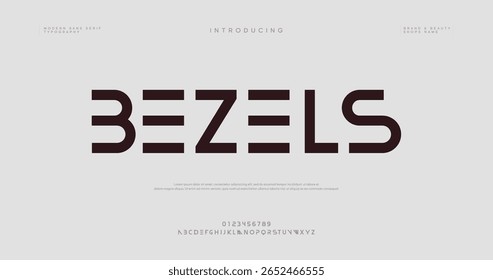 Bezels calligraphy alphabet capital lettering a to z font family