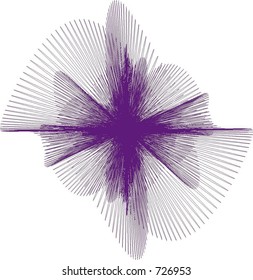 Bezier curves line art vector pattern