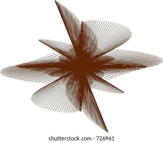 Bezier curves line art vector pattern