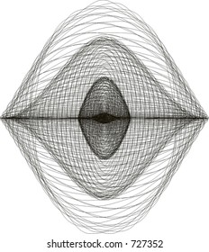 Bezier curves line art vector design