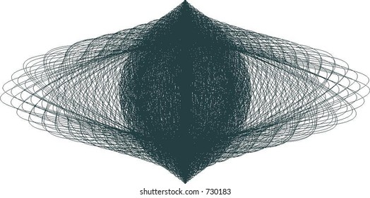 Bezier curves line art vector drawing