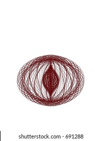 Bezier curves line chaos pattern vector