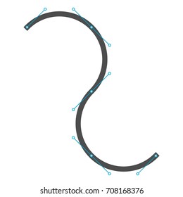 Bezier. Editing vector graphics images.