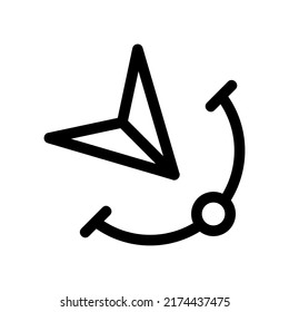 bezier icon or logo isolated sign symbol vector illustration - high quality black style vector icons
