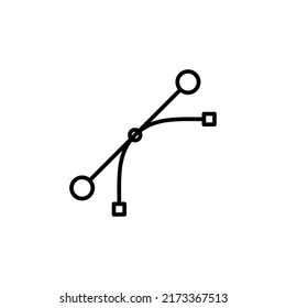 bezier tool editable stroke icon, Smart stroke icon