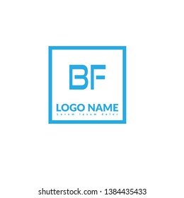 BF company linked letter logo concept. Designed for your web site design, logo, app, UI. initial logo design