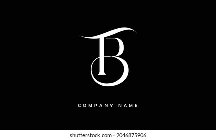BF, FB Alphabets Letters Logo Monogram