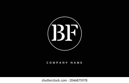 BF, FB Alphabets Letters Logo Monogramm