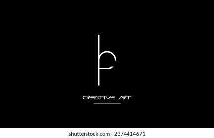 BF, FB, B, F abstrakte Buchstaben Logo-Monogramm