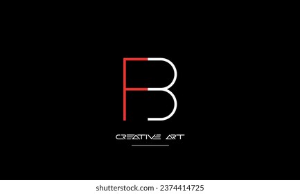 BF, FB, B, F letras abstractas monograma logotipo