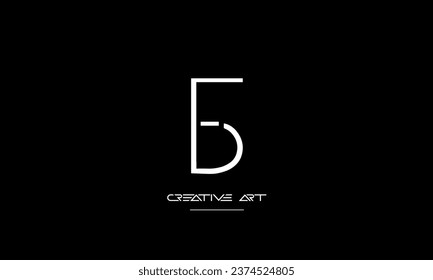BF, FB, B, F letras abstractas monograma logotipo