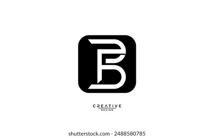 BF, FB, B, F, Abstract Letters Logo Monogram
