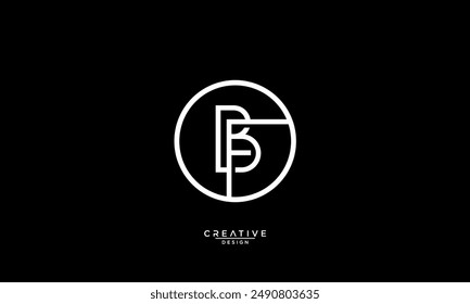BF, FB, B, F, Letras Abstractas Logo Monograma