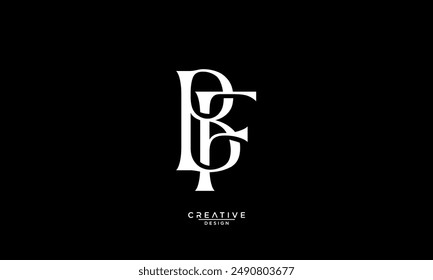BF, FB, B, F, Letras Abstractas Logo Monograma