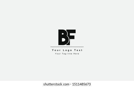 BF or FB letter logo. Unique attractive creative modern initial BF FB B F initial based letter icon logo