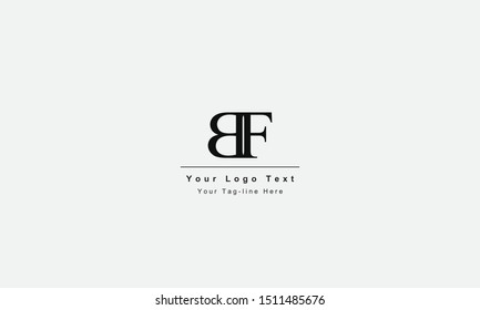 BF or FB letter logo. Unique attractive creative modern initial BF FB B F initial based letter icon logo