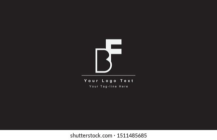 BF or FB letter logo. Unique attractive creative modern initial BF FB B F initial based letter icon logo