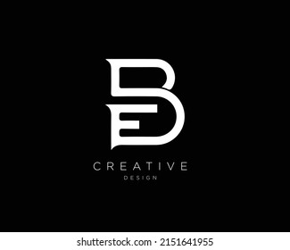 BF FB Logo Design , Initial Based FB BF Monogram 