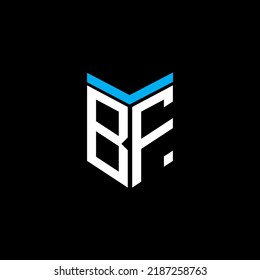 BF letter logo creative design with vector graphic