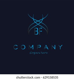 BF Letter Logo Design.Sign.Symbol.Typography