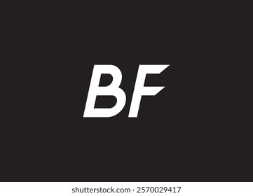 BF letter logo and initial logo design