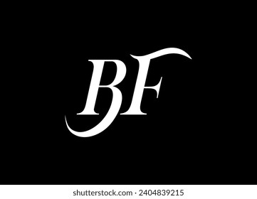 BF letter logo,icon, and monogram logo design