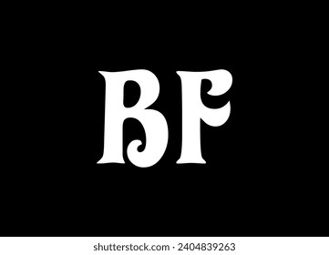 BF letter logo,icon, and monogram logo design