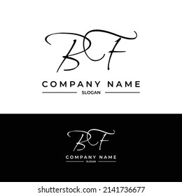 BF letters signature logo, Handwriting logo, Handwritten logo, BF, BF lettering, Letters BF