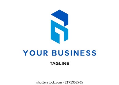 BF logo design, monogram, letter, icon, symbol, initials. Combination of B and F letter. Very match for network company, robotic, bank, technology, financial planner etc.