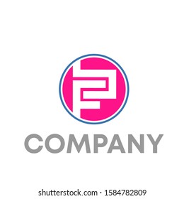 bf logo icon design template sign