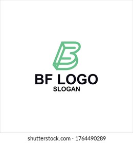 LOGO BF - Ilustración vectorial, EPS10.