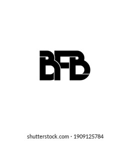 Bfb Letter Original Monogram Logo Design Stock Vector (Royalty Free ...