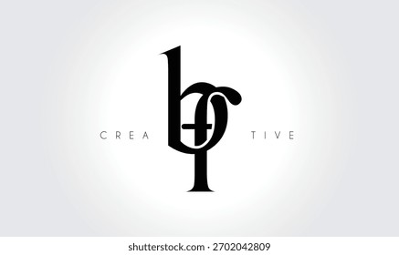 BFbf Elegant Serif Monogram Logo – Luxury Lowercase Typographic Lettermark for Modern Branding