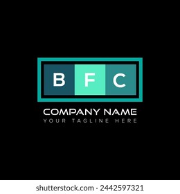 Diseño abstracto del logotipo de la letra de BFC. Diseño único de BFC. BFC
