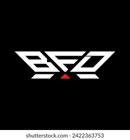 BFD letter logo vector design, BFD simple and modern logo. BFD luxurious alphabet design  