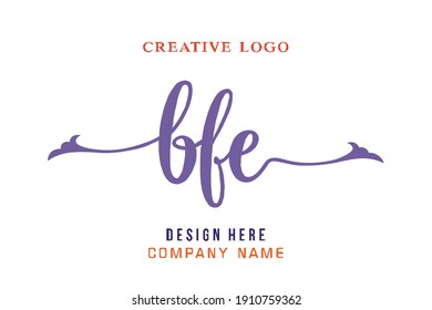 BFE lettering logo is simple, easy to understand and authoritative