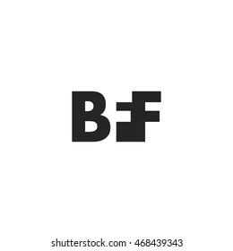 Bff Logo Vector Graphic Branding Letter Stock Vector (Royalty Free ...