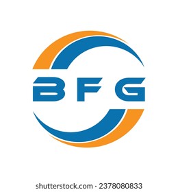 BFG letter logo design on a white background or Monogram logo design for entrepreneur and business.