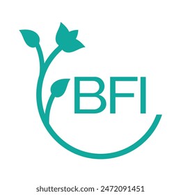 Diseño de Vector de logotipo de letra BFI, logotipo simple y moderno BFI. Diseño de alfabeto lujoso BFI