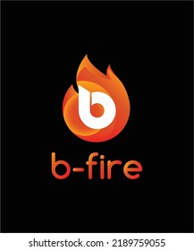 B-fire  Technology Logo Abstrac Icon 