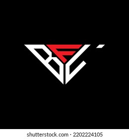 BFL letter logo creative design with vector graphic, BFL simple and modern logo in triangle shape.