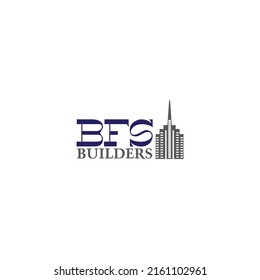 BFS builders vector logo, Property and real estate vector logo  