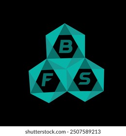 BFS creative minimalist letter logo. BFS unique vector initials alphabet letter logo design
