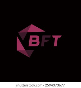 BFT creative minimalist letter logo. BFT unique vector initials alphabet letter logo design
