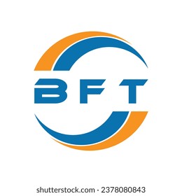 BFT letter logo design on a white background or Monogram logo design for entrepreneur and business.