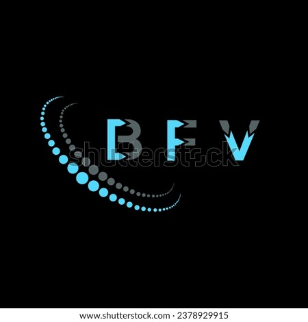 BFV letter logo creative design. BFV unique design.
