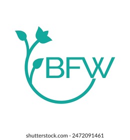 BFW letter logo vector design, BFW simple and modern logo. BFW luxurious alphabet design