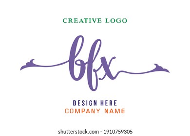 BFX lettering logo is simple, easy to understand and authoritative